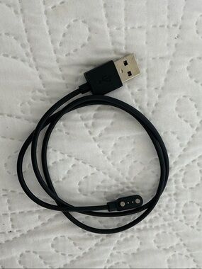 Black 2-pin Magnetic Charging Cable (4 mm pin separation)